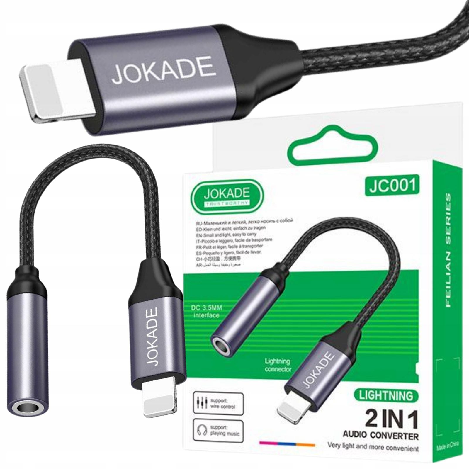 JOKADE 2 in 1 Audio Converter