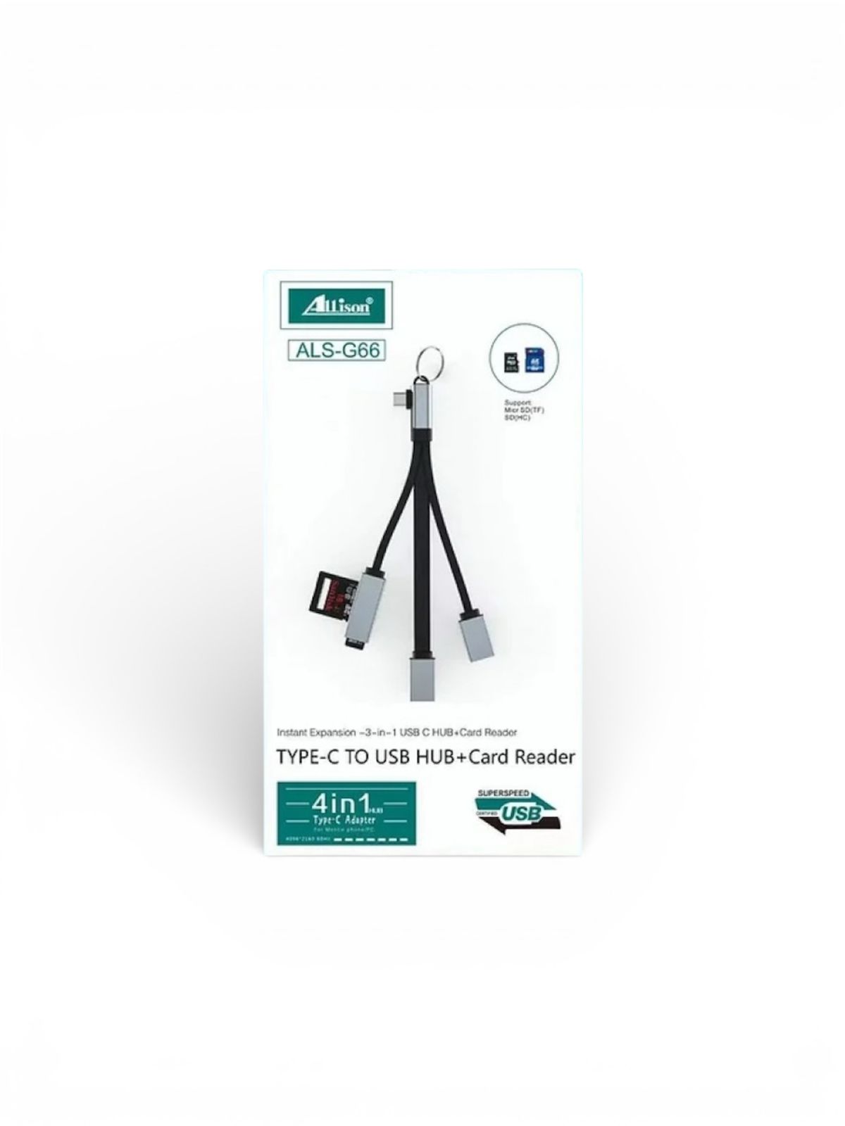 Allison Type-C to USB Hub + Card Reader